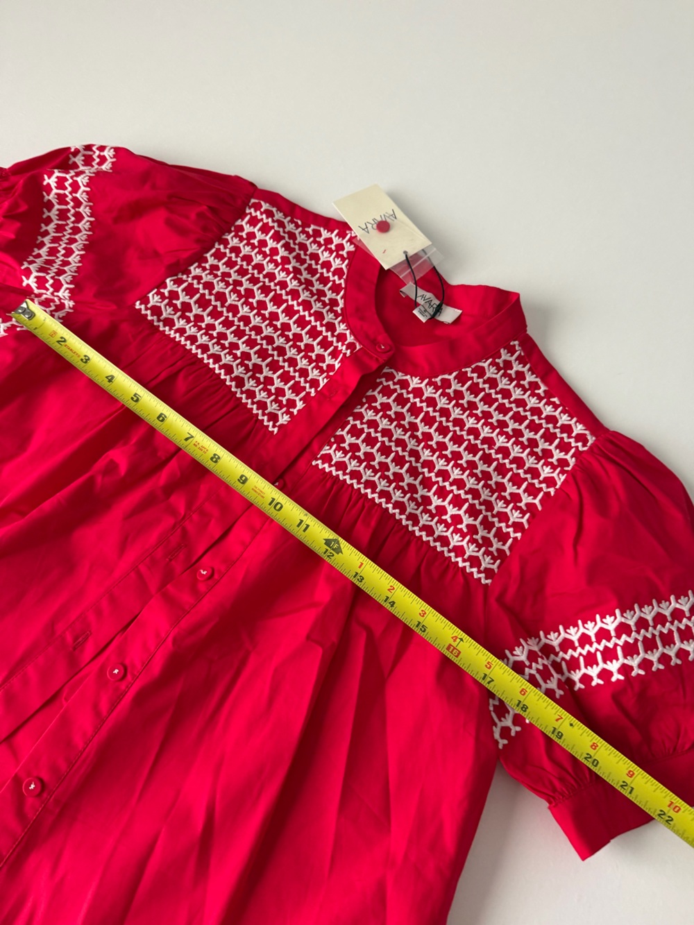 NWT Avara Red Trudy Top - Picture 7 of 7
